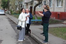Изображение к новости Встреча с жителями дома №8А по улице Центральная